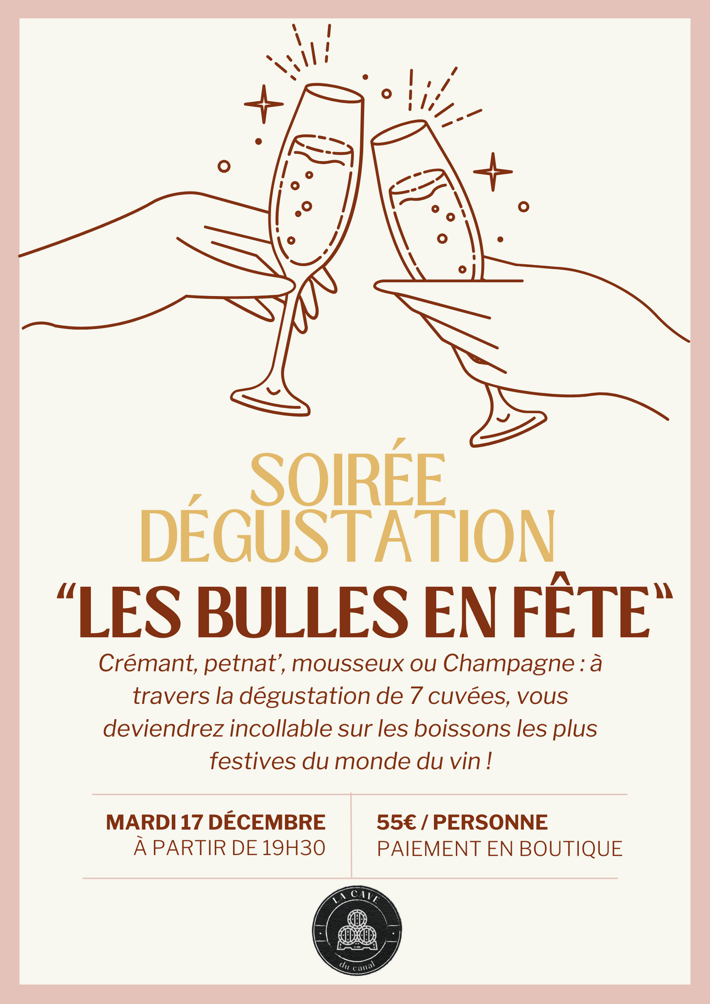 Soirée Dégustation de vins spéciale "bulles"