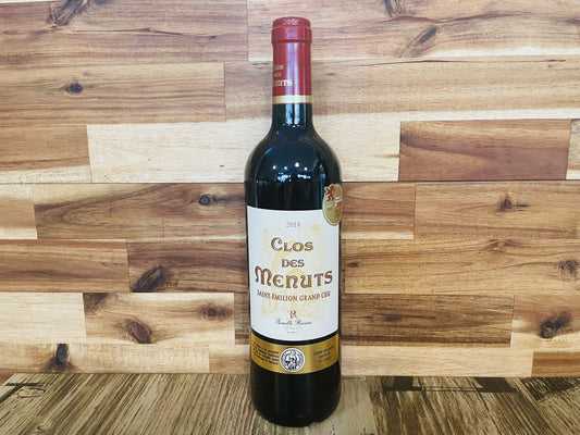 Saint Emilion Grand Cru 2018 Clos des Menuts